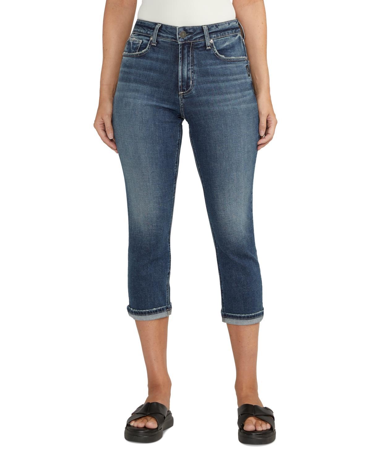 Women's Avery High-Rise Curvy-Fit Capri Jeans product image