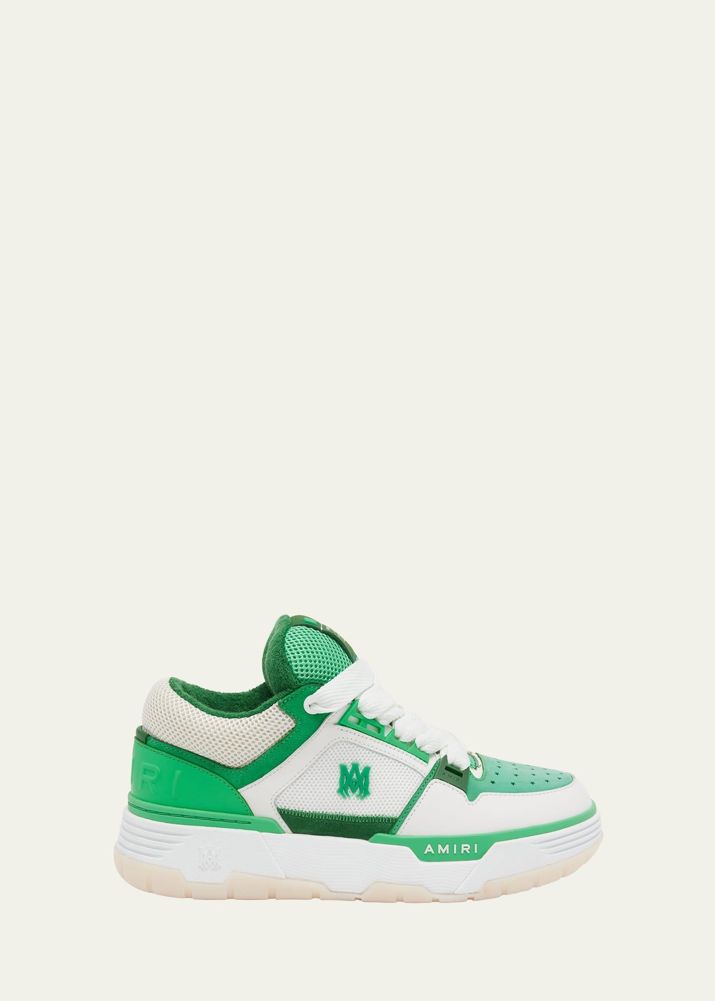 Mens MA-1 Leather & Mesh Low-Top Sneakers Product Image