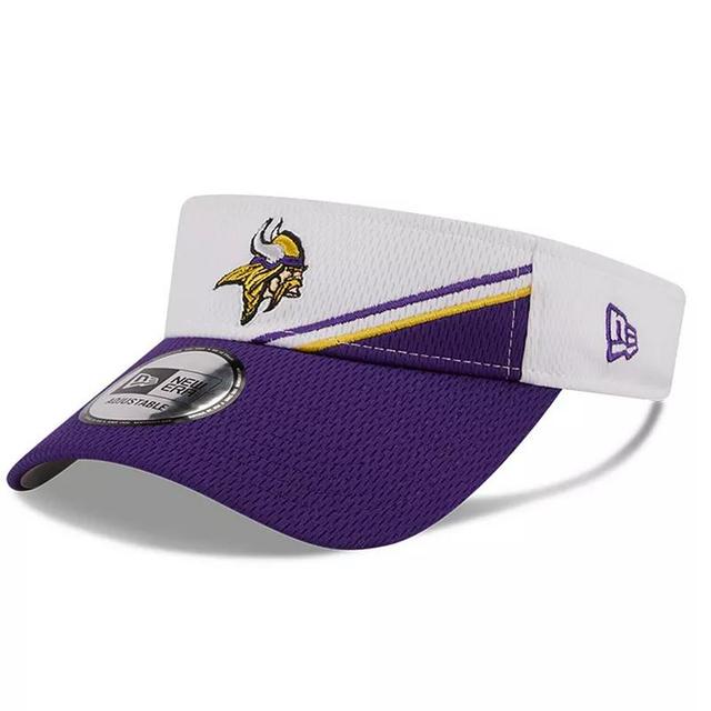 Mens New Era /Purple Minnesota Vikings 2023 Sideline Adjustable Visor Product Image