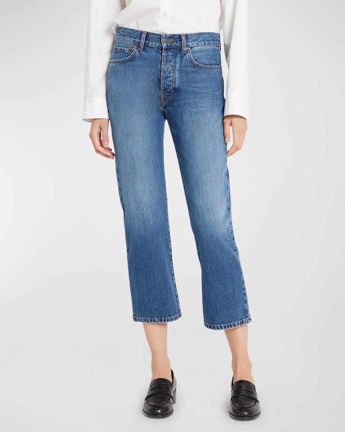 Womens Lesley Mid-Rise Crop Jeans Product Image