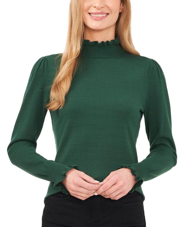 CeCe Womens Mock Neck Long Sleeve Sweater Product Image