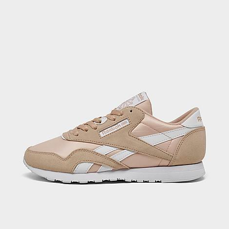 Reebok Lifestyle Classic Nylon (Pink Stucco/White/White) Women's Classic Shoes Product Image