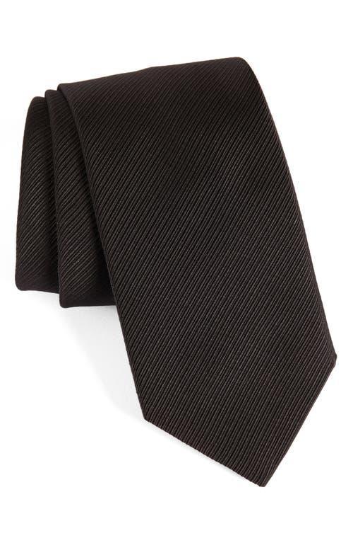 David Donahue Stripe Silk Tie Product Image