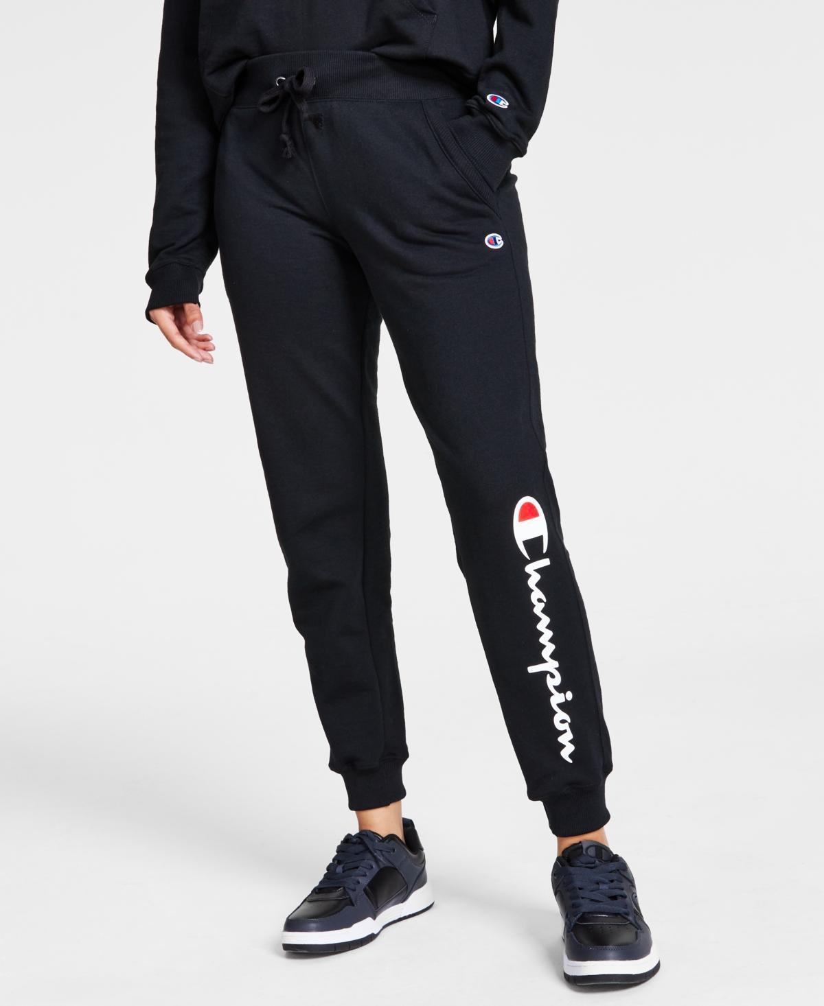 Champion Womens Drawstring Logo Fleece Jogger Sweatpants Product Image