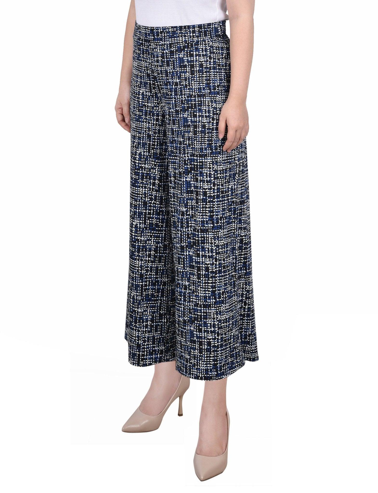 Pull On Palazzo Pants - Petite Product Image