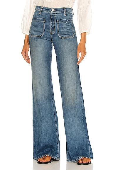 Womens Florence High-Rise Boot-Cut Jeans Product Image