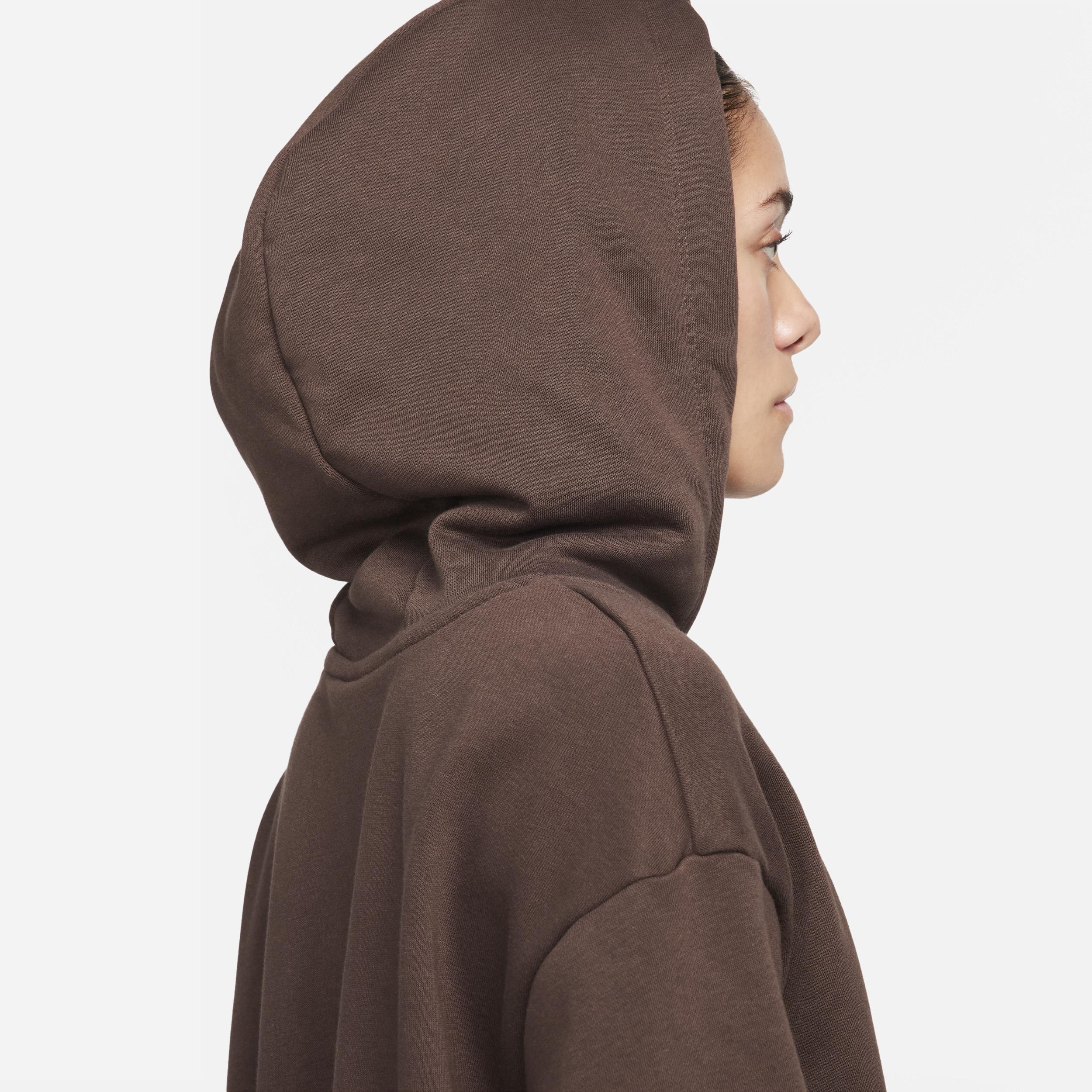 Nike Sportswear Club Fleece Women's Oversized Cropped Hoodie Product Image