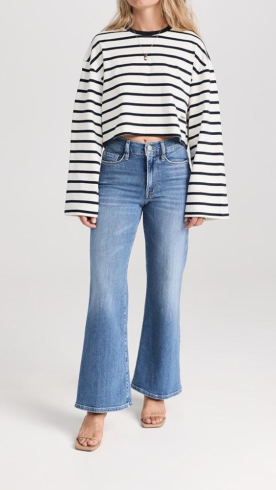 FRAME Petite Le Pixie Slim Palazzo Jeans | Shopbop Product Image