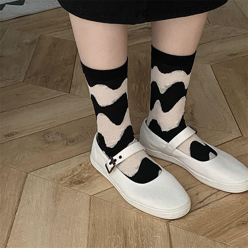 Patterned Short Socks Product Image