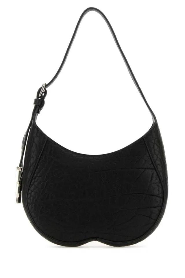 BURBERRY Mini Black Leather Chess Shoulder Handbag Product Image