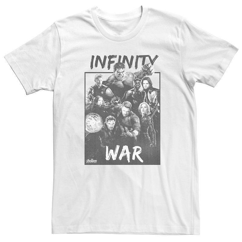 Mens Marvel Avengers: Infinity War Ornate Group Shot Tee Product Image