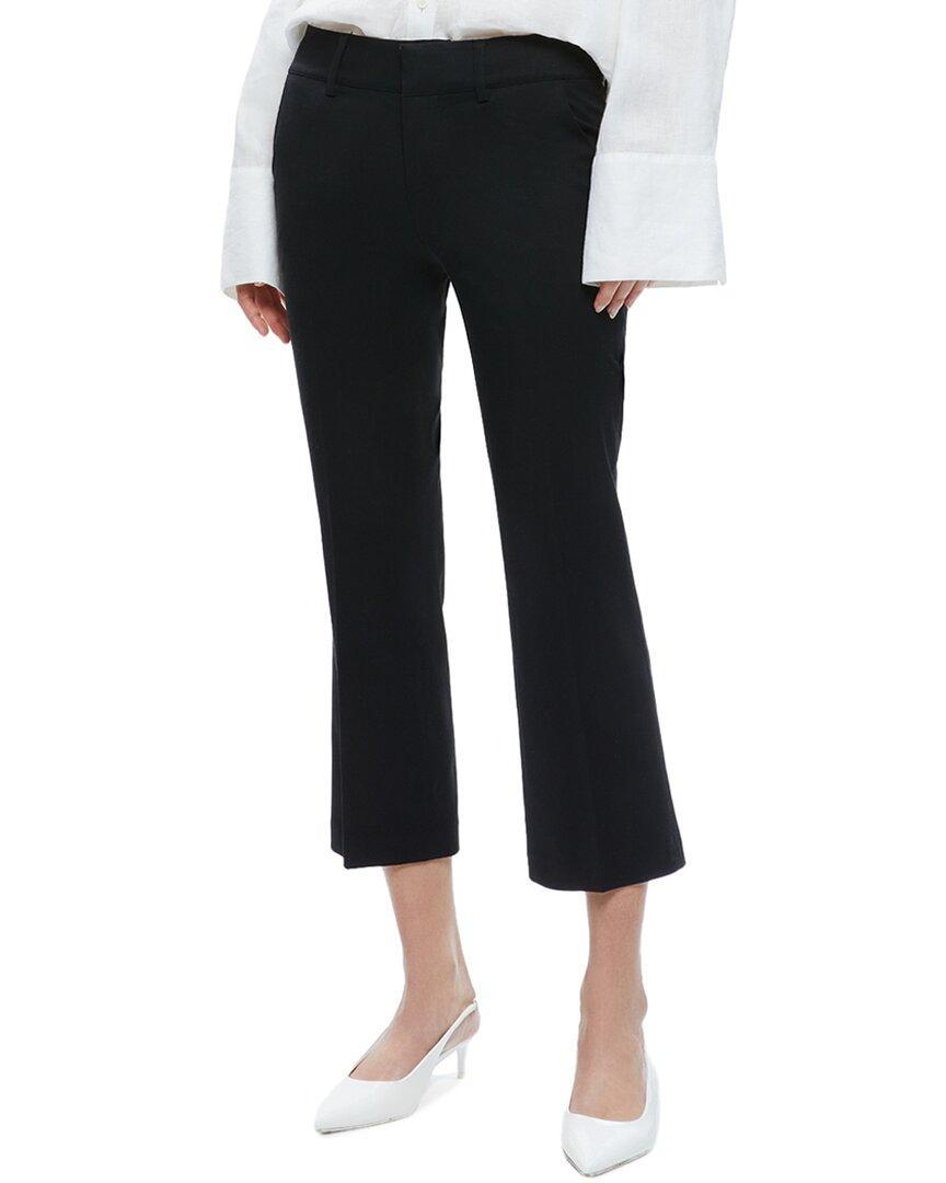 ALICE AND OLIVIA Alice + Olivia Janis Low- Rise Cropped Flare Pant In Black Product Image