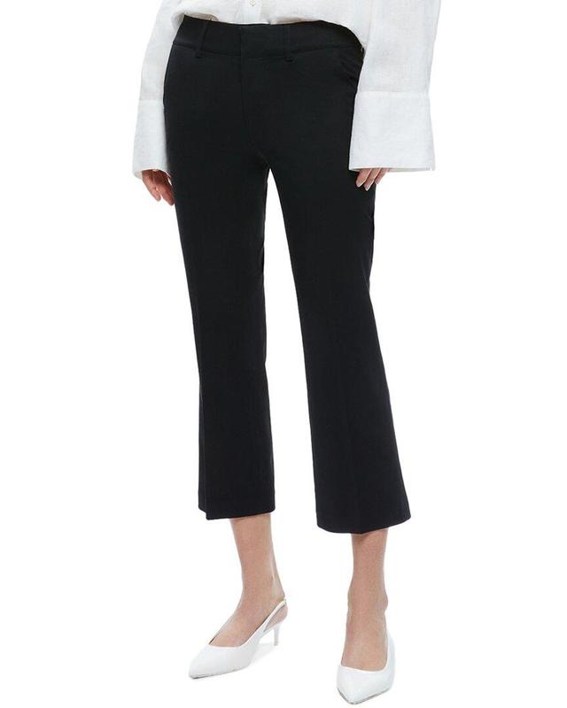 ALICE AND OLIVIA Alice + Olivia Janis Low- Rise Cropped Flare Pant In Black Product Image