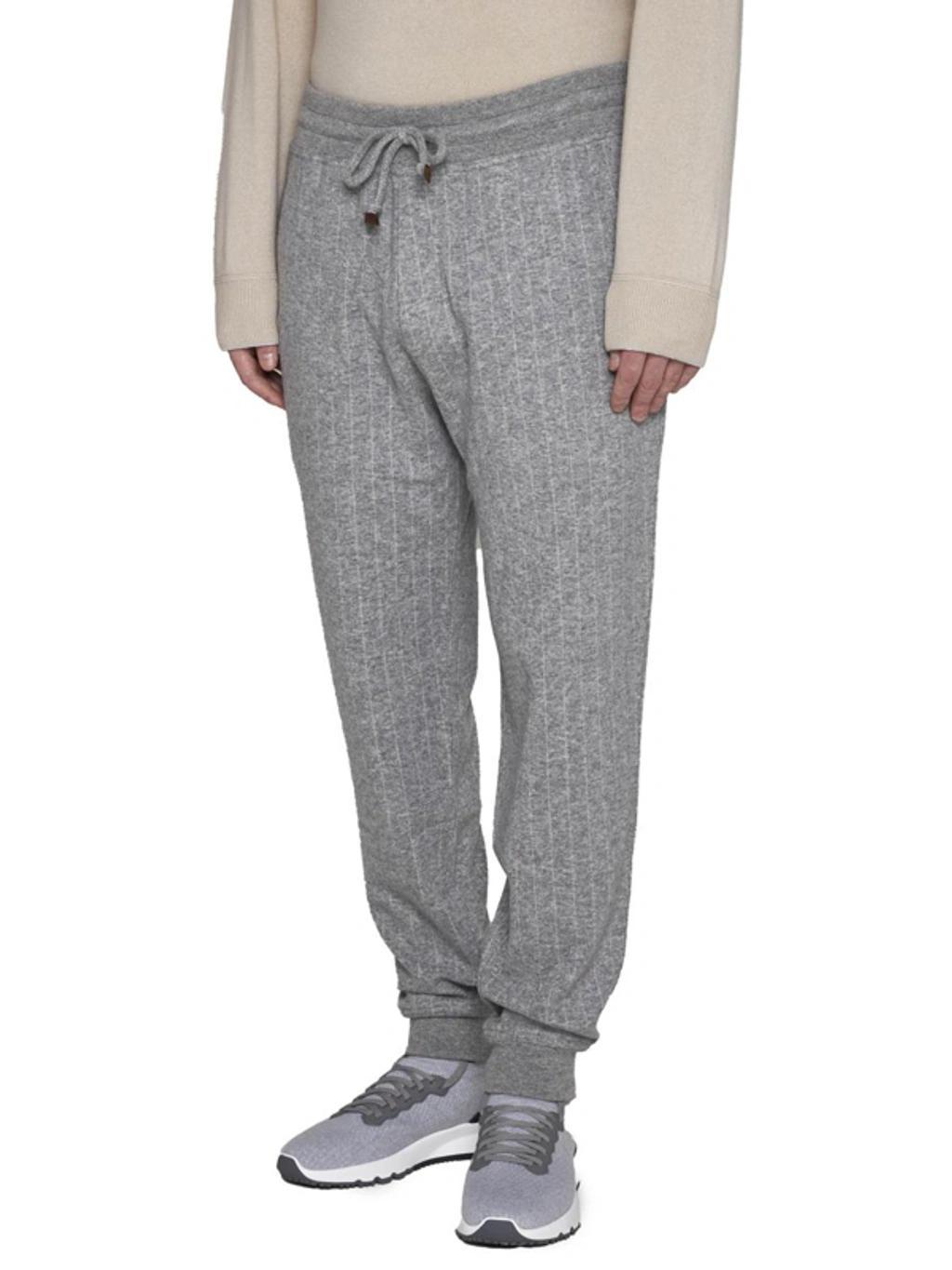 BRUNELLO CUCINELLI Pants In Grey Product Image