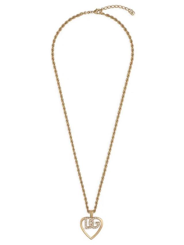 Logo Charm Necklace In Gold Product Image