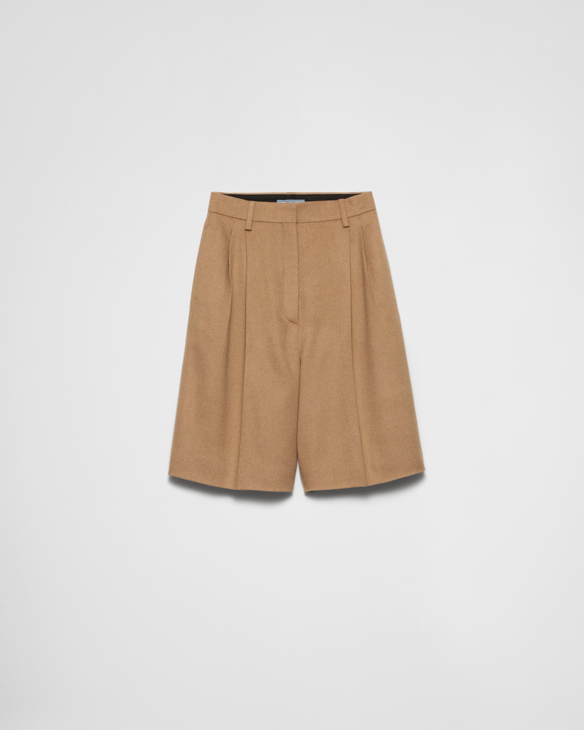 Camel-hair Bermudas Product Image