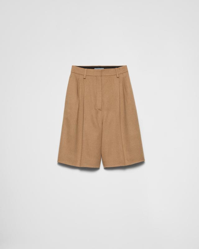 Camel-hair Bermudas Product Image