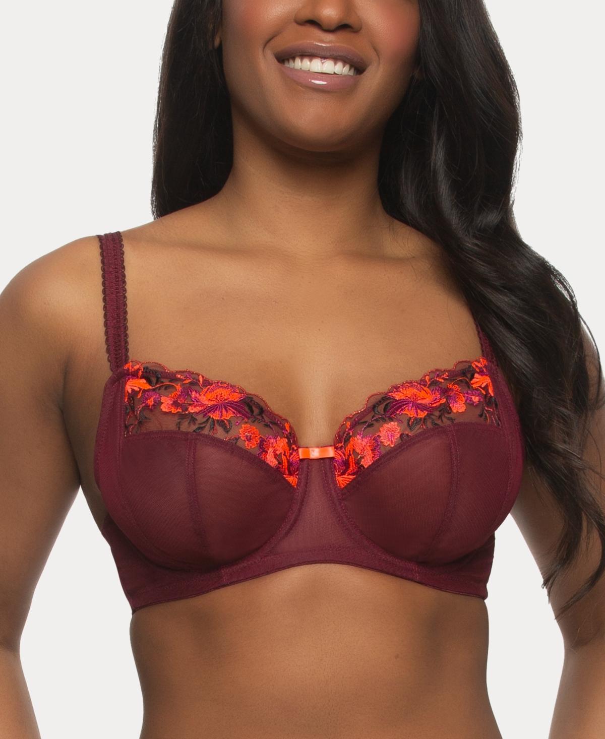 Paramour Womens Fleurs Unlined Embroidered Bra Product Image