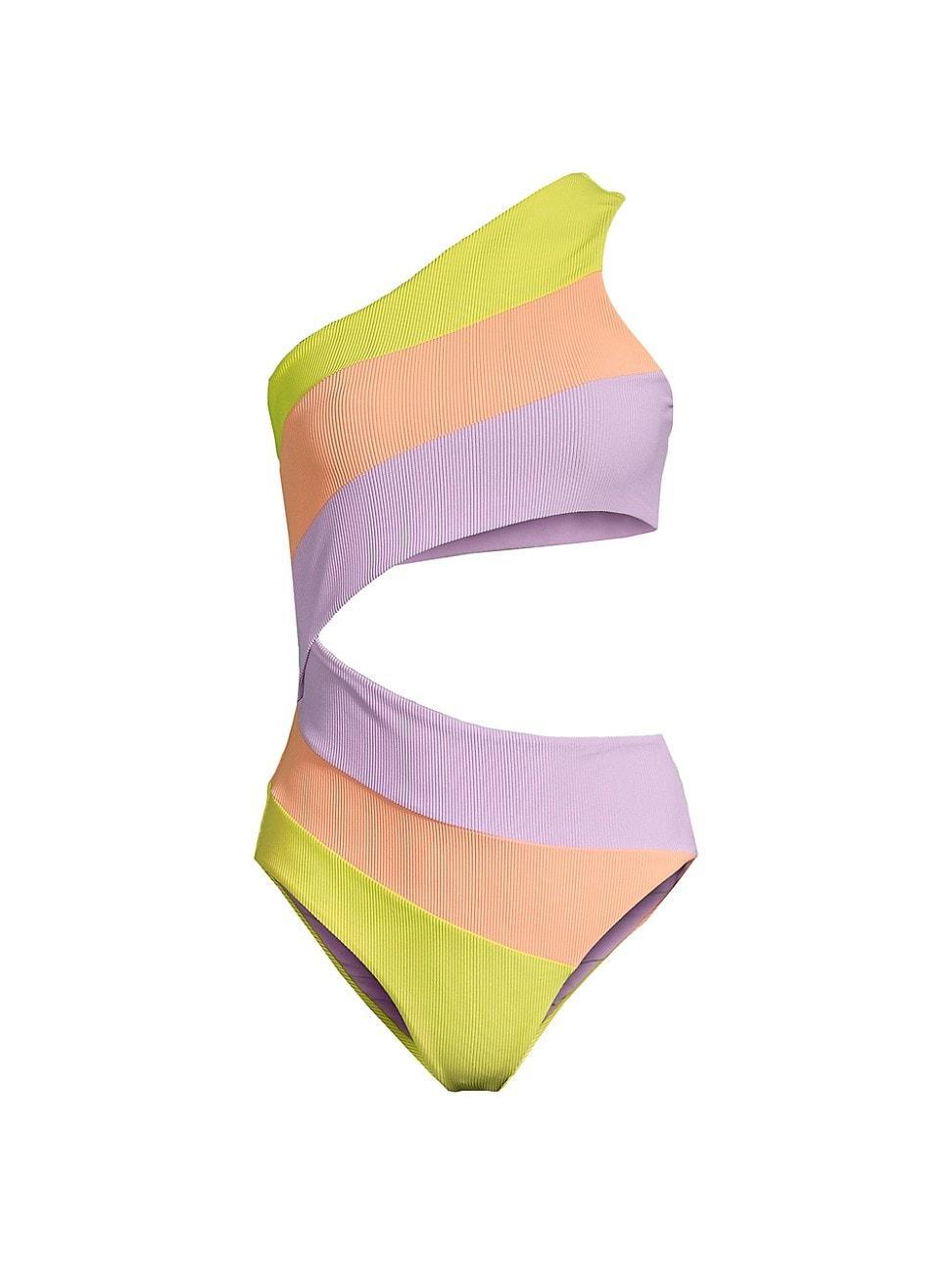 Womens Joyce Cut-Out One-Piece Swimsuit Product Image