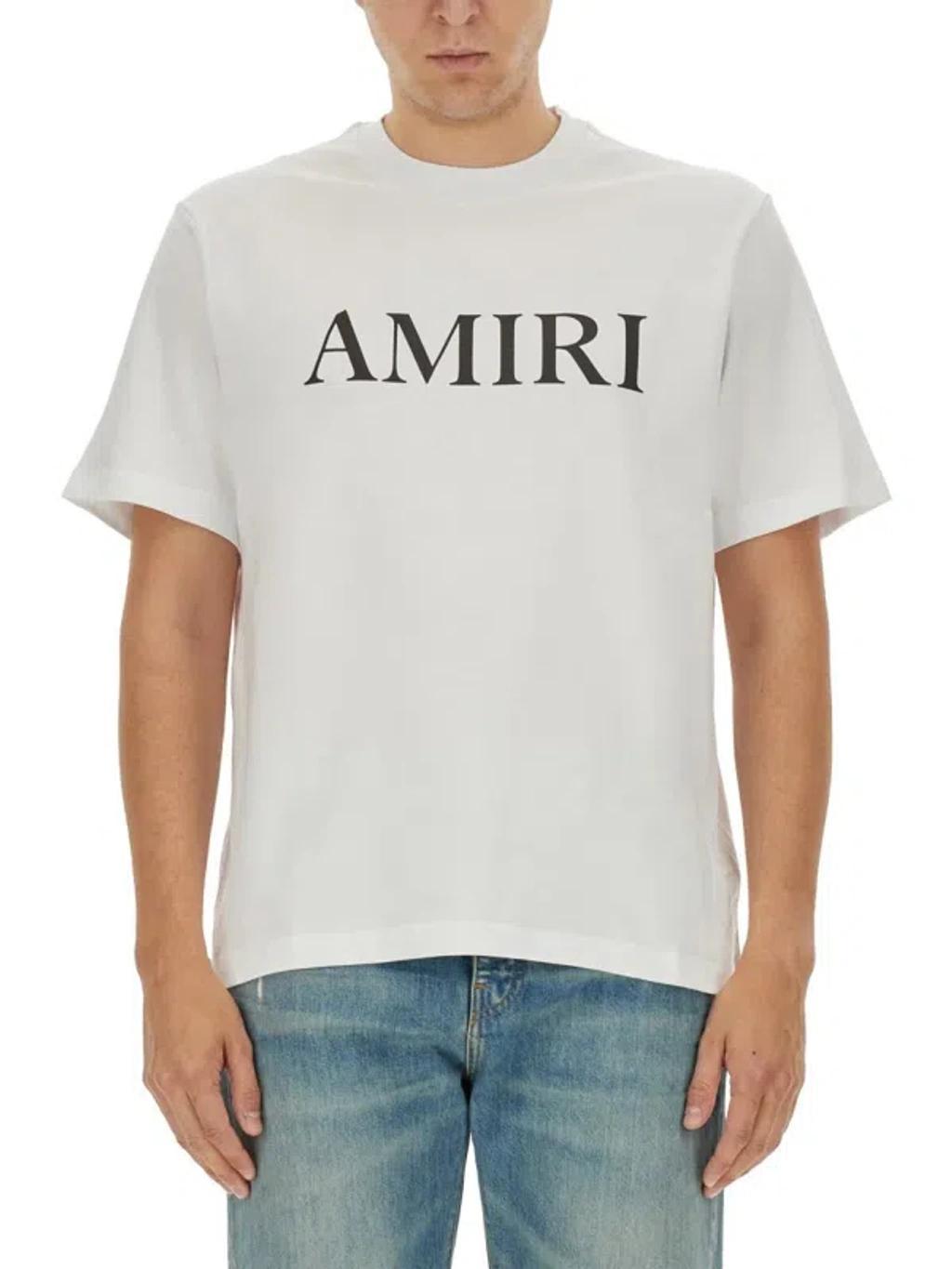 T-shirt With Logo In White Product Image