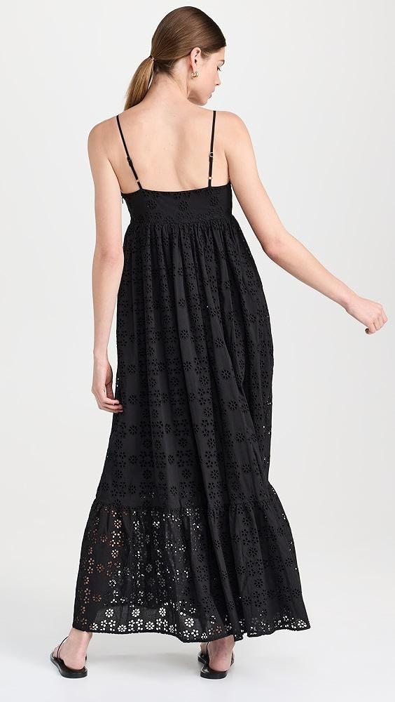 English Factory Embroidered Cotton Sleeveless Maxi Dress | Shopbop Product Image