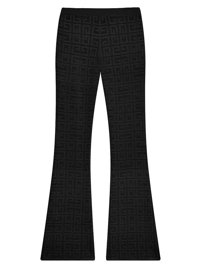 Givenchy 4G Jacquard Mesh Flare Pants Product Image