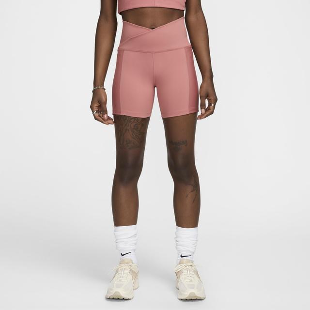 Nike Womens One Wrap High-Waisted 5 Biker Shorts Product Image