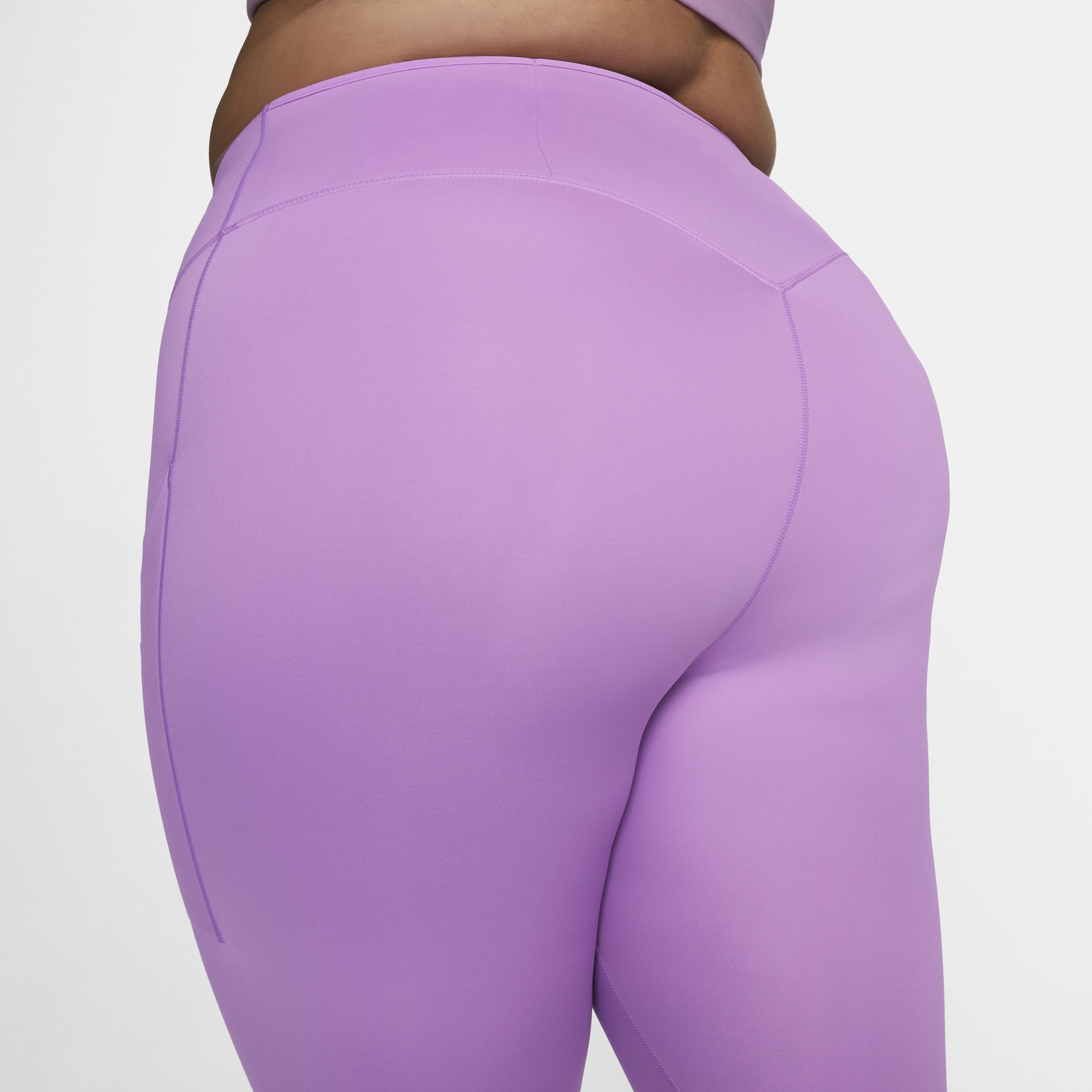 Nike Women's Go Firm-Support High-Waisted 7/8 Leggings with Pockets (Plus Size) Product Image