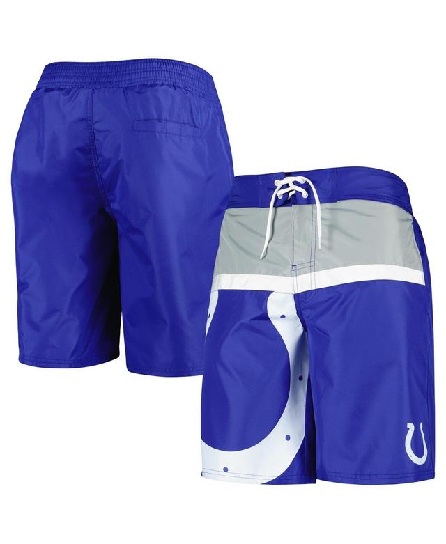 Mens G-III Sports by Carl Banks Royal Indianapolis Colts Sea Wind Swim Trunks Product Image