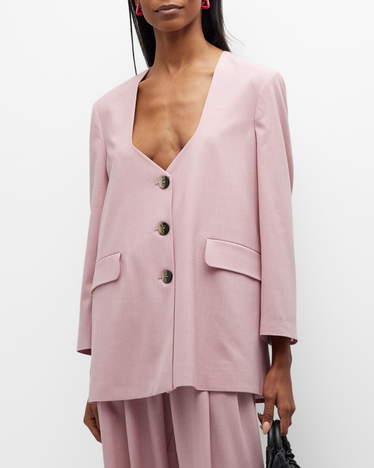 Draped Oversized Blazer Product Image