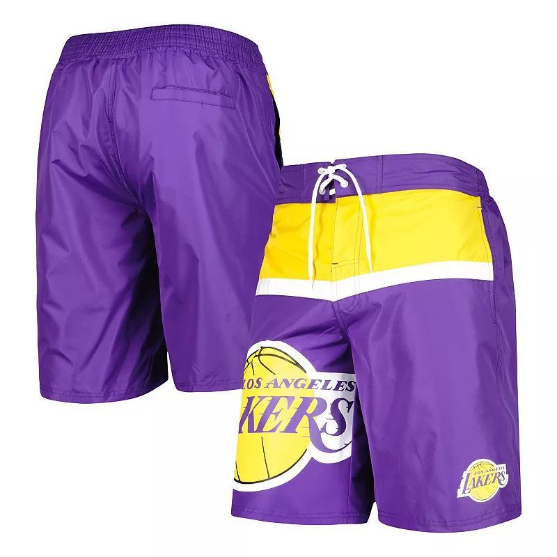 Mens G-III Sports by Carl Banks Los Angeles Lakers Sea Wind Swim Trunks Product Image