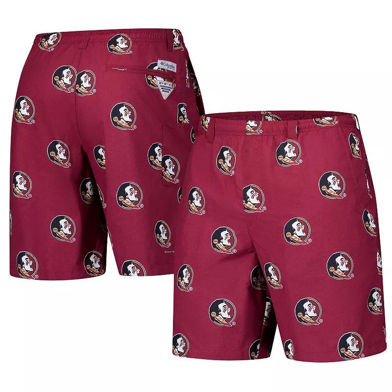 Mens Columbia Garnet Florida State Seminoles PFG Backcast III Omni-Shade Shorts Product Image