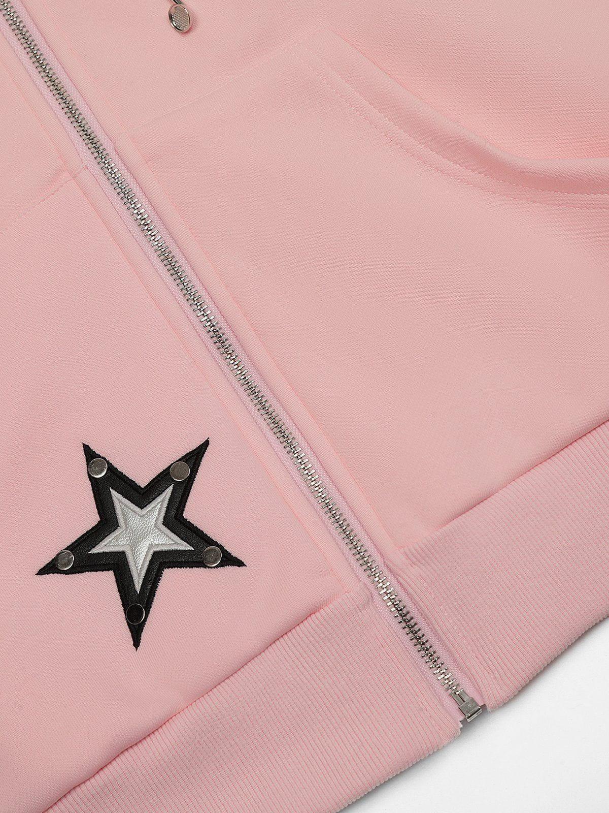 Aelfric Eden Rivet Star Zip Up Hoodie Product Image