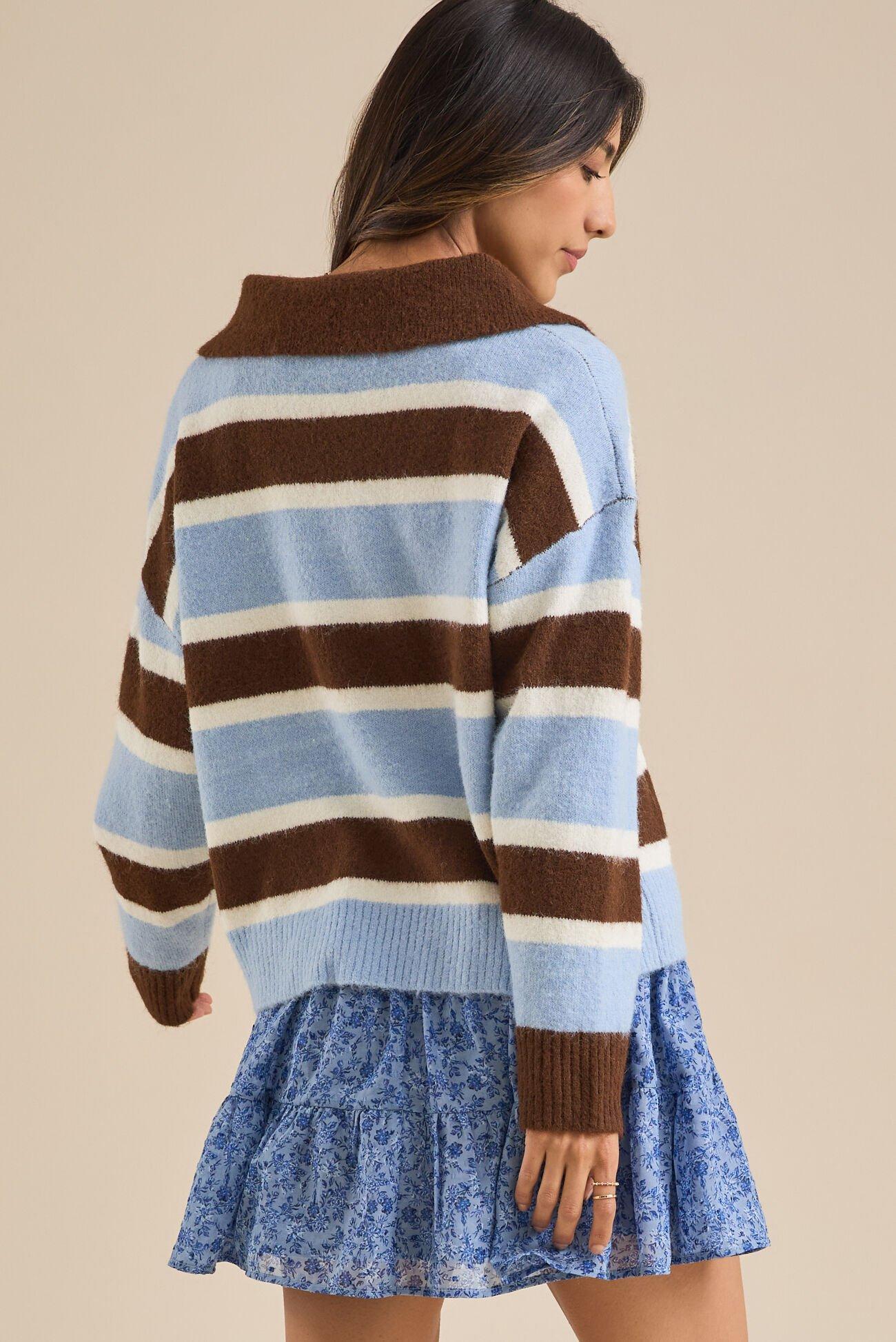 Karina Striped Sweater Product Image