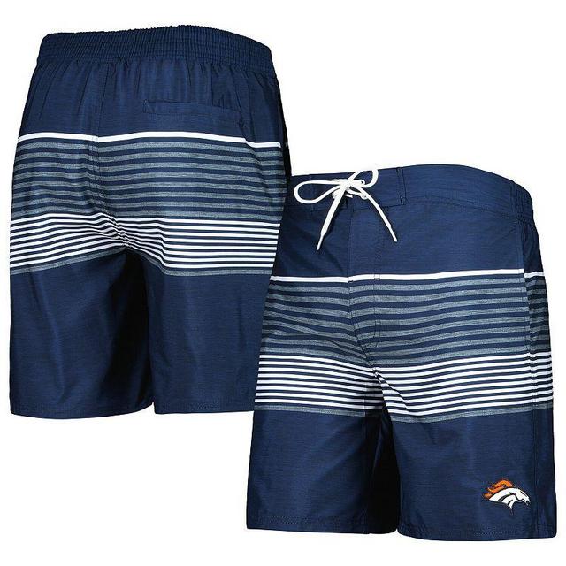 Mens G-III Sports by Carl Banks Denver Broncos Coastline Volley Swim Shorts Blue Product Image