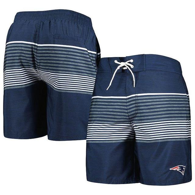 Mens G-III Sports by Carl Banks New England Patriots Coastline Volley Swim Shorts Blue Product Image