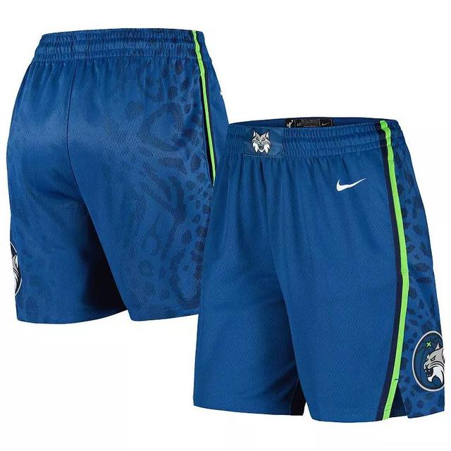 Womens Nike Blue Minnesota Lynx On-Court Victory Performance Shorts Product Image