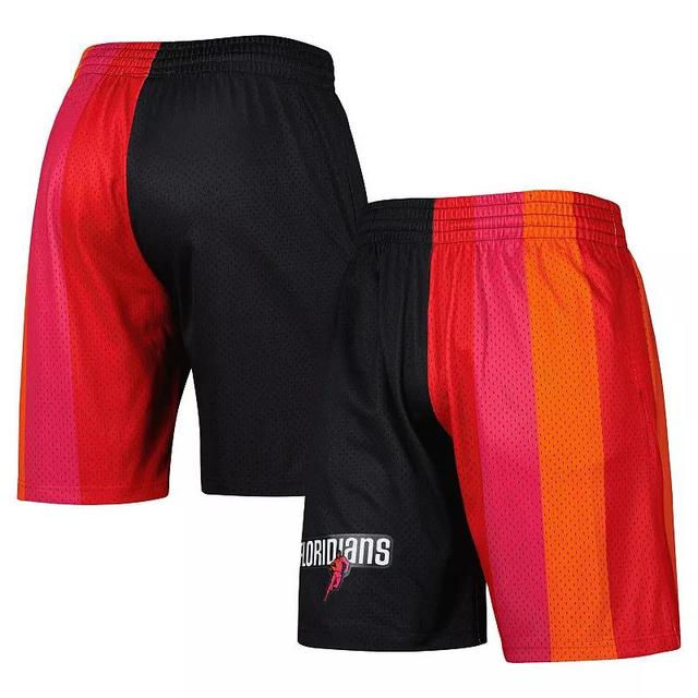 Mens Mitchell & Ness Miami Heat Hardwood Classics 2005 Split Swingman Shorts Product Image