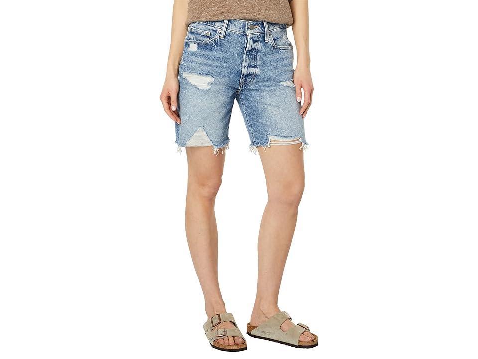 Lucky Brand 90s Ripped Loose Denim Shorts Product Image