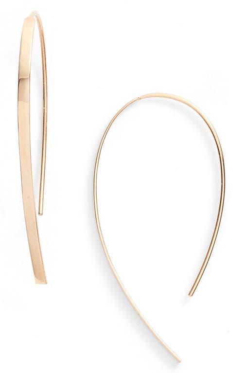 Lana Mini Flat Hooked On Hoop Earrings Product Image