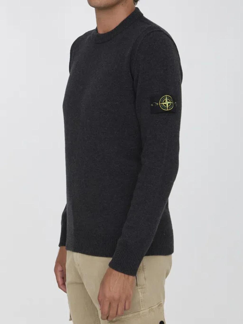 CARHARTT Anglistic Knitted Sweater In Blue Product Image