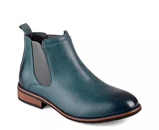 Vance Co. Landon Mens Tru Comfort Foam Pull-on Chelsea Boots Green Product Image