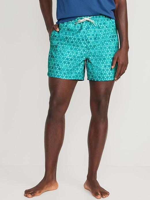 Printed Swim Trunks --7-inch inseam Product Image