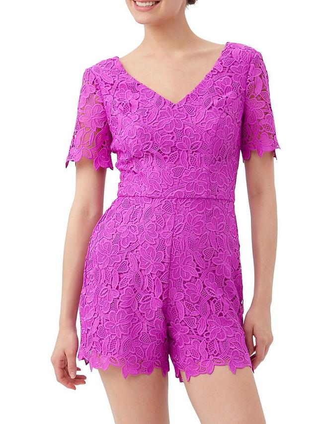 Womens Faraglioni Lace Romper Product Image