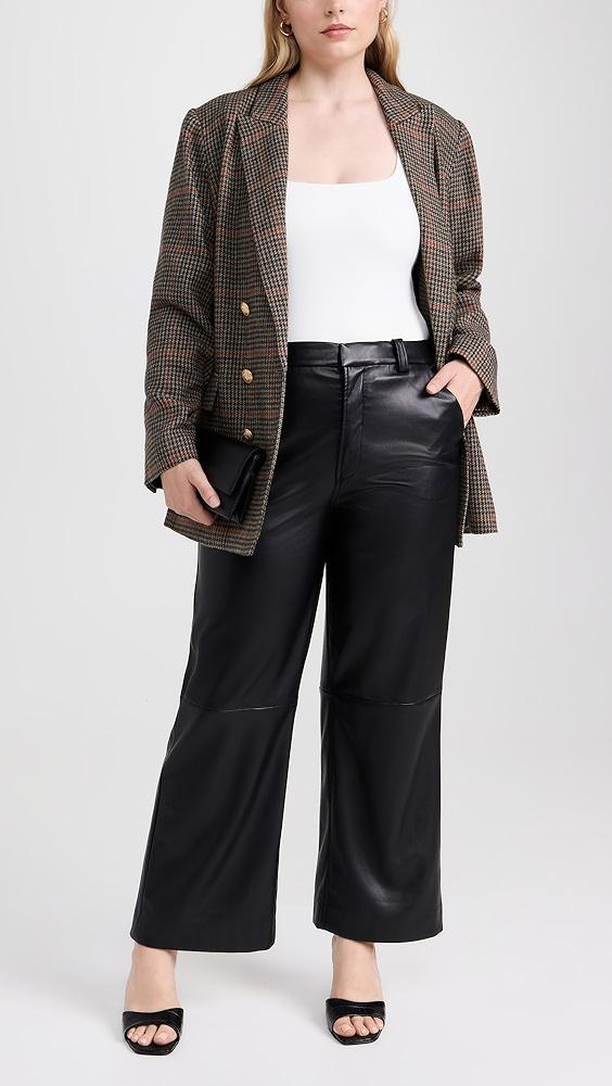 Joe's Jeans The Mia Vegan Leather Crop Trousers | Shopbop Product Image