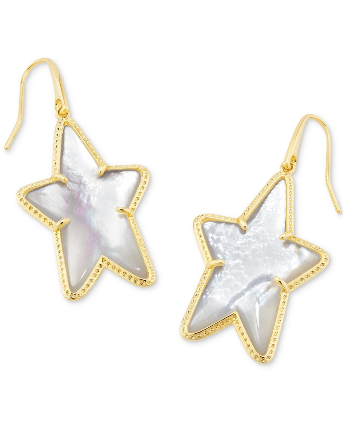 Kendra Scott Ada Star Drop Earrings - Gold Cobalt Blue Illusion Product Image