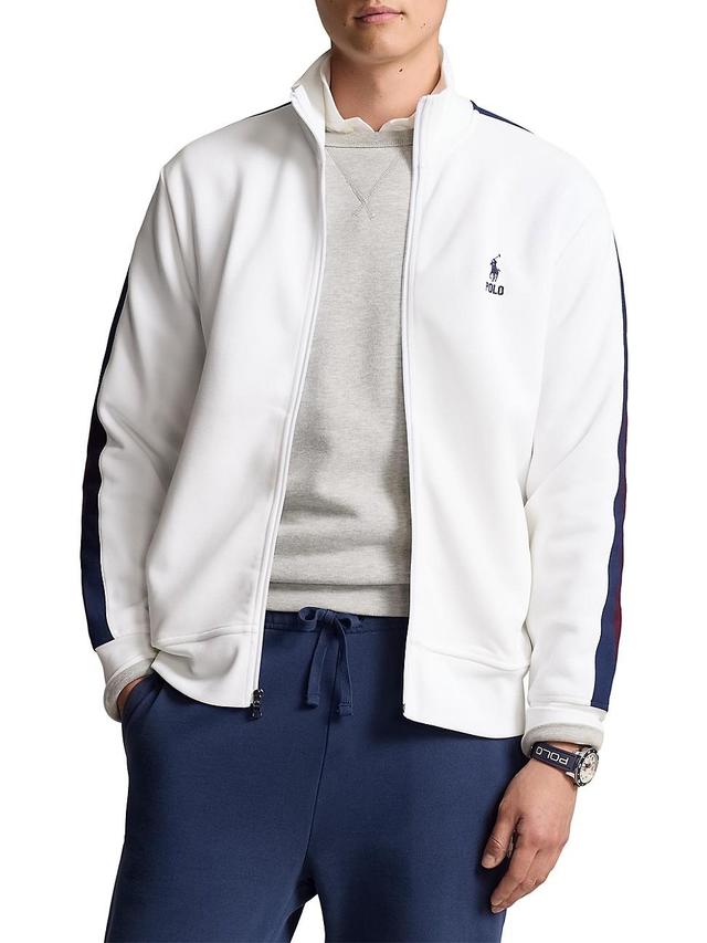 Mens Colorblock Knit Track Jacket Product Image