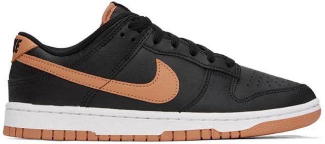 NIKE Dunk Low "black/amber Brown" Sneakers Product Image