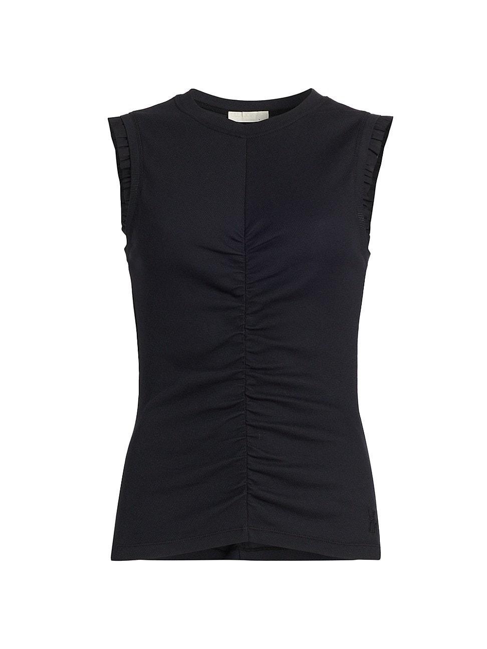 Womens Kyla Poplin Sleeveless Top Product Image