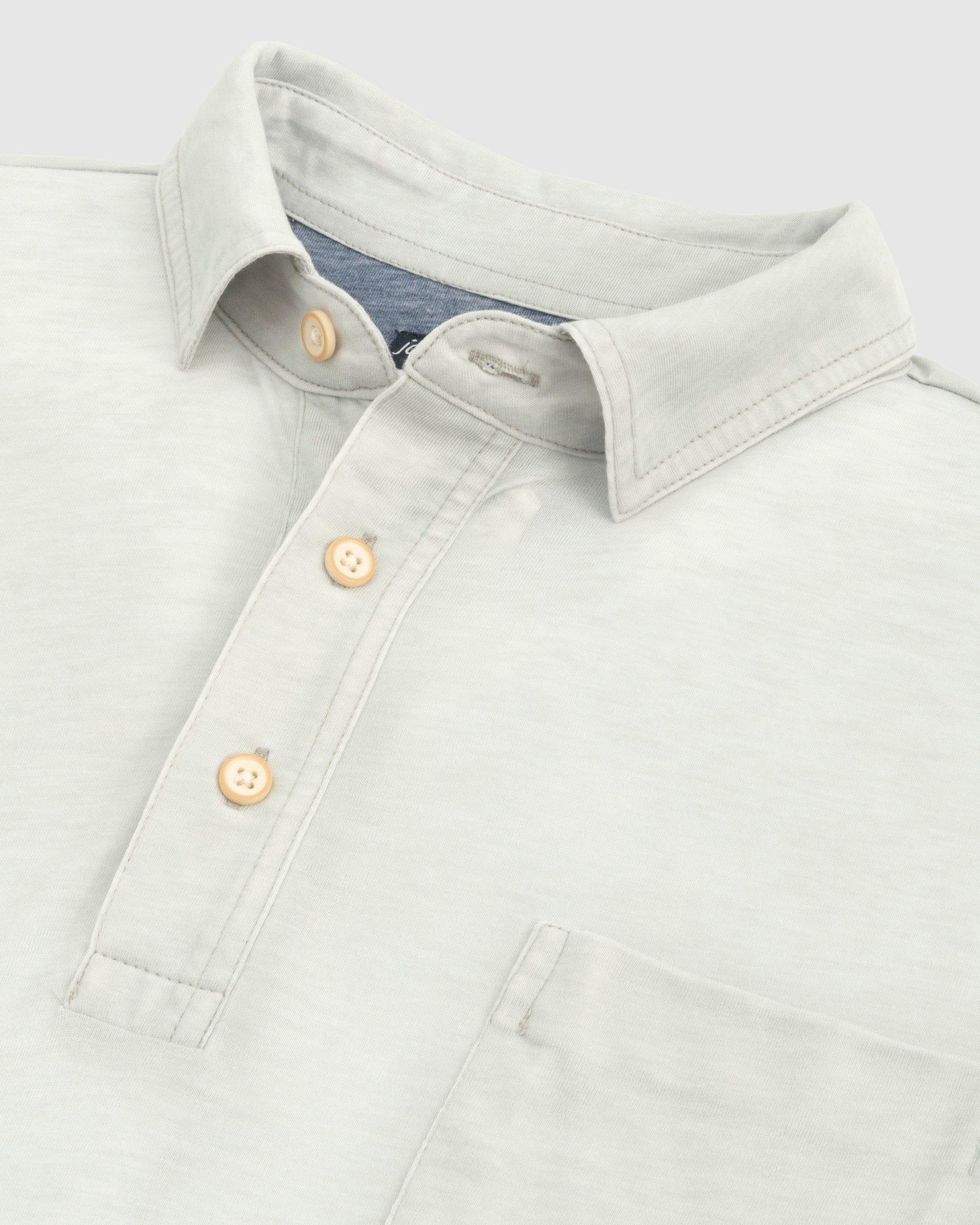 Clay Long Sleeve Polo Male Product Image